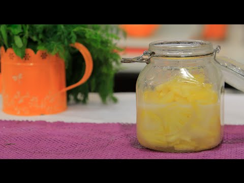 طريقة عمل مربى بيناكولادا  أناناس و جوز هند 