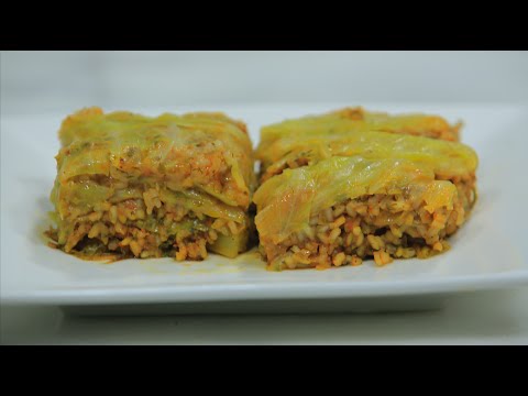 طريقة عمل صينية محشي كرنب