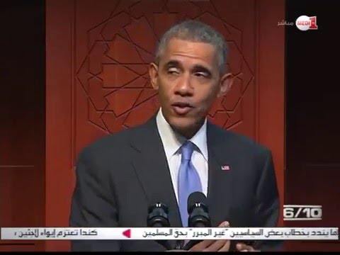 شاهد أوباما يؤكد أن المسلمين ساهموا في بناء الأمة الأميركية