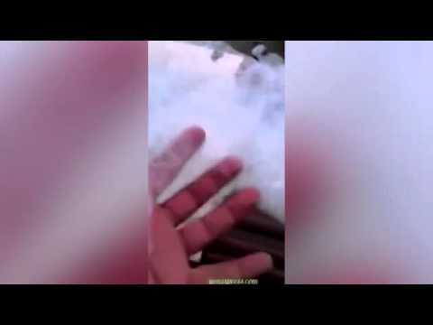 بالفيديو مادة بيضاء غريبة تدور على الأرض