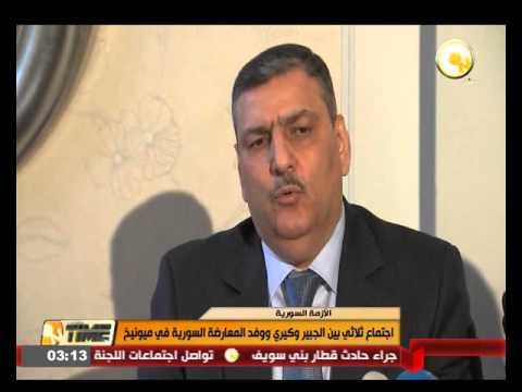اجتماع ثلاثي بين الجبير وكيري ووفد المعارضة السورية في ميونيخ