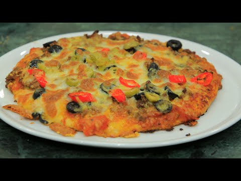 شاهد طريقة عمل البيتزا بأسلوب مختلف