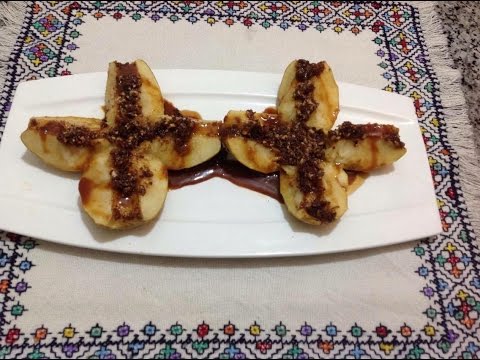 تحلية التفاح باللوز و العسل