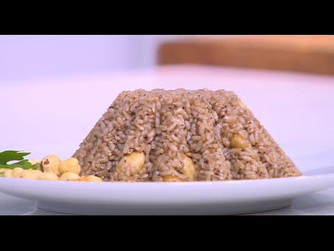 طريقة عمل أرز بالمكسرات