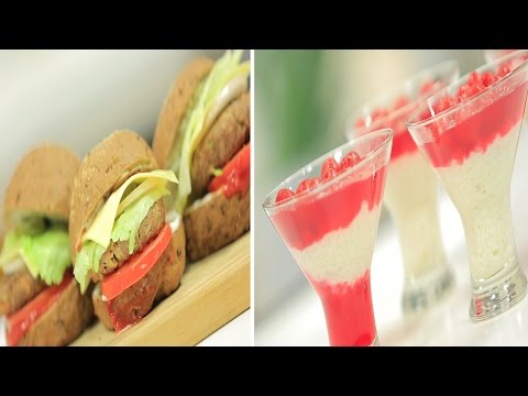 طريقة عمل أرز باللبن بشربات المورد  برغر بيتي صحي بالخضروات