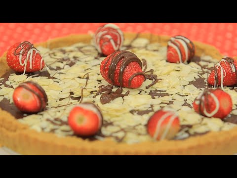 بالفيديو طريقة عمل تارت بسكويت المربى و الشيكولاتة