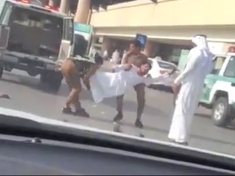 مرور مطار الرياض يهين مواطن سعودي