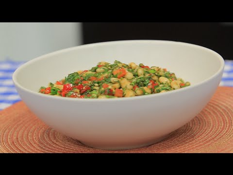 شاهد طريقة عمل سلطة فاصوليا بيضاء