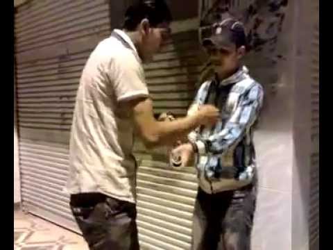 الإعتداء على طالب ثانوي عند شارع الوحدة