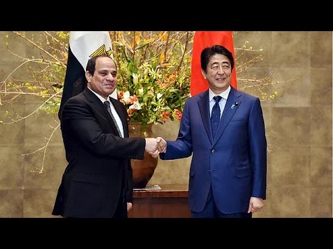 شاهد السيسي يزور اليابان ويحصل على استثمارات يابانية