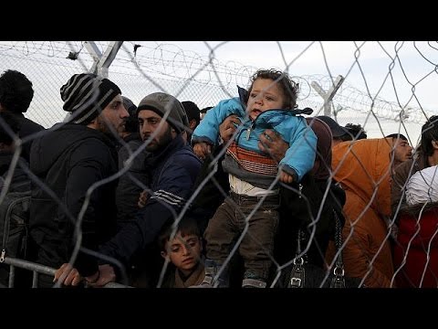 المهاجرون عالقون في معبر ايدوميني في شمال اليونان
