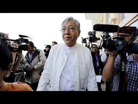شاهد بالفيديو ترشيح اهتين جو للرئاسة في ميانمار
