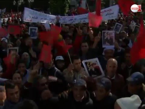 شاهدحشود من المواطنين في مسيرة مليونية