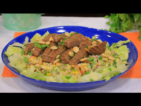 بالفيديو سلطة برغر