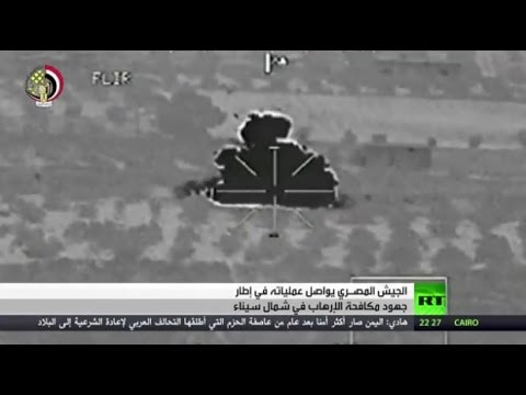 شاهد مقتل 10 من مسلحي داعش شمال سيناء