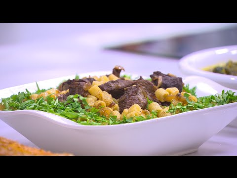شاهد طريقة عمل مكرونة بكباب الحلة