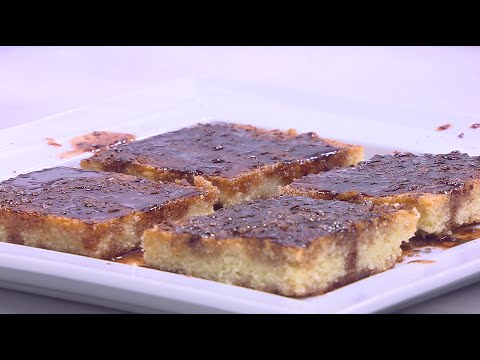 طريقة عمل بسبوسة بالشيكولاتة