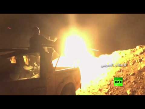 شاهد اشتباكات بين الجيش السوري ومقاتلي جبهة النصرة في ريف حلب