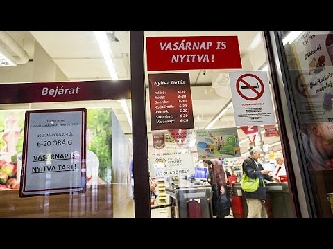 بالفيديو المجر تتخلى عن قانون منع المحلات التجارية الكبرى من العمل أيام الأحد