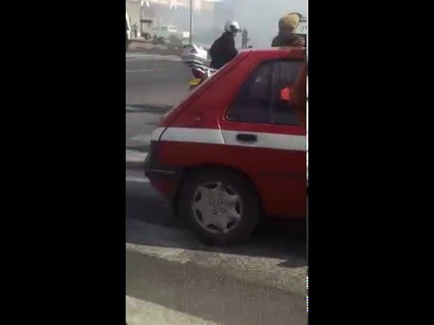 اندلاع حريق في محطة للبنزين في كلميم