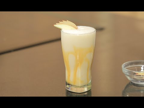 طريقة عمل عصير تفاح بالكراميل
