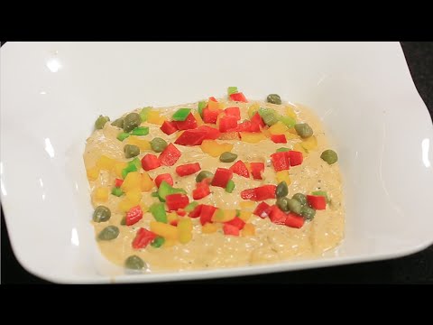 طريقة عمل سلطة الكافيار والأنشوجة