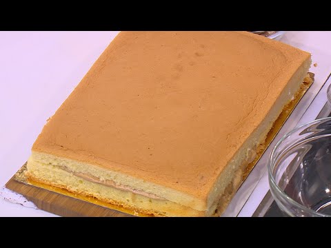 شاهد طريقة عمل كيكة إسفنجية