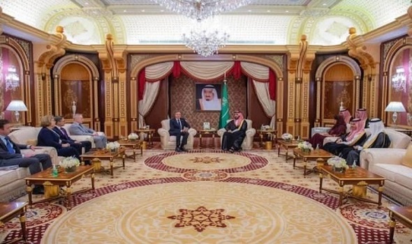 مُباحثات بين ولي العهد السعودي وبلينكن لتعزيز العلاقات الثنائية بين البلدين