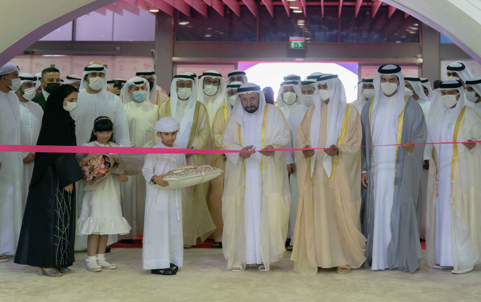 الشيخ سلطان القاسمي حاكم الشارقة يفتتح الدورة الـ 13 من مهرجان القرائي للطفل في معرض إكسبو